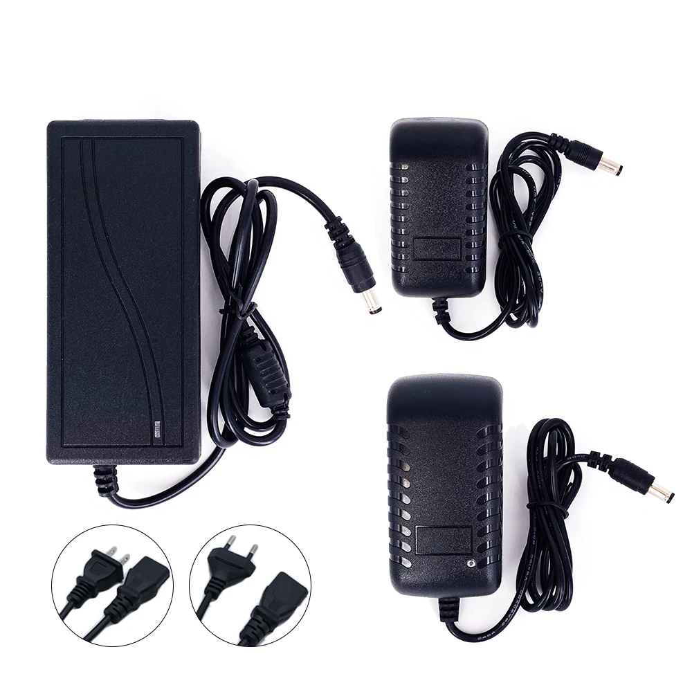 DC 12V 24V Adapter Power supply 1A 2A 3A 5A 10A Lighting Transformer AC100-240V Input EU / US Plug | Лампы и освещение