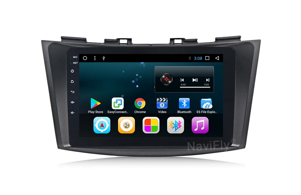 Автомобильный gps навигатор для suzku Swift Android 8 дюймов 1Din мультимедиа радио плеер с 2 Гб+ 16 Гб wifi Bluetooth Вызов ответ DVR