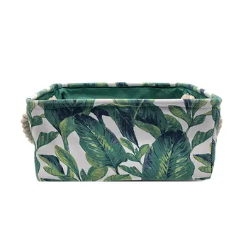 

Nordic Flowers Tropical Style Storage Basket Set Box Foldable With Handle Sundries Storage Box