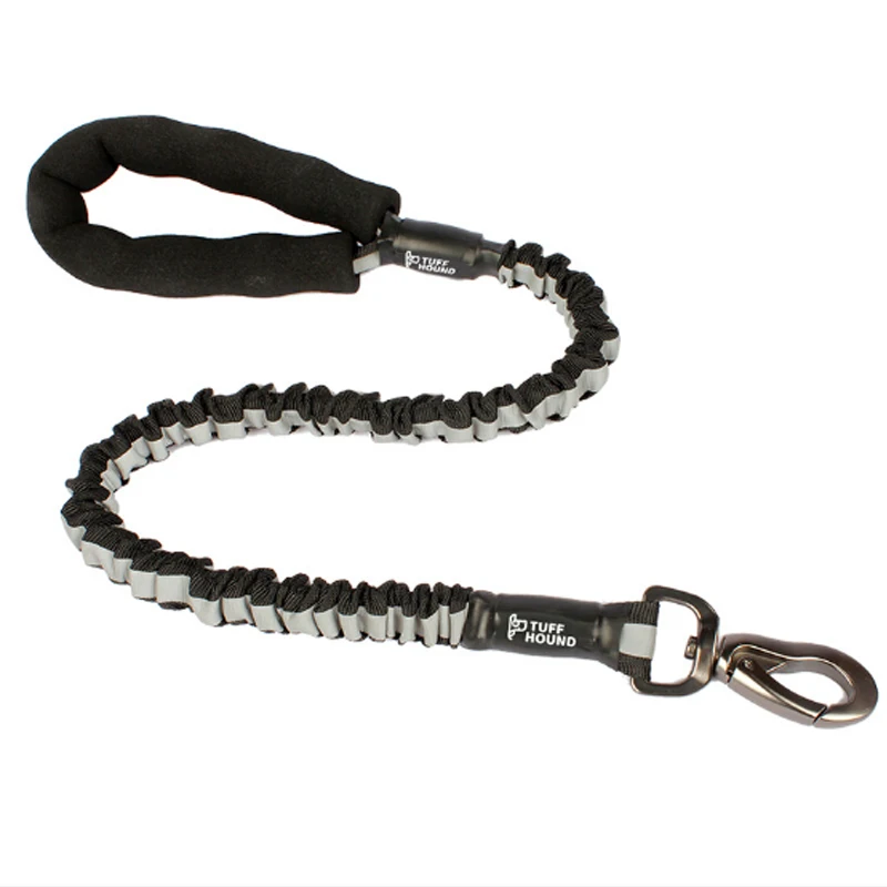 Tuff Hound светоотражающий Телескопический Тяговый канат подходит для больших собак Золотой Хаски Спорт на открытом воздухе прогулочный поводок для собак растягивающийся Лен