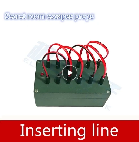 

real life games escape room props insert line box unlock organ props Finished product prop takagism game escape room game