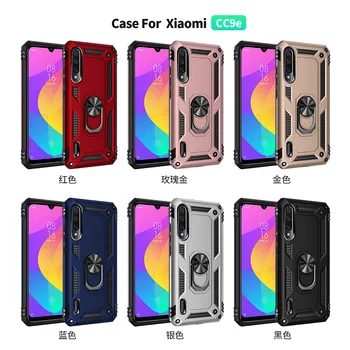 

30pcs/lot New 2 in 1 Hybrid TPU+PC Ring case For Xiaomi Mi9 SE mi 9T K20 A3 LITE CC9E Redmi 7A Note 7