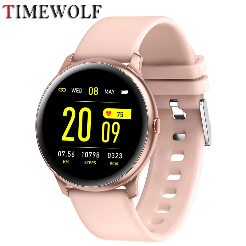 Смарт-часы Timewolf для женщин водонепроницаемые IP68 умные часы дистанционное