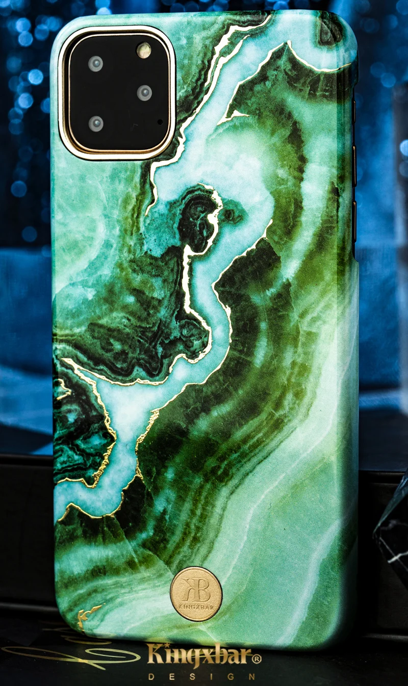 Чехол Kingxbar с мраморным покрытием для iPhone 11 Pro Max, роскошный Высококачественный жесткий противоударный чехол для iPhone 11/Pro/Max, чехол для телефона s