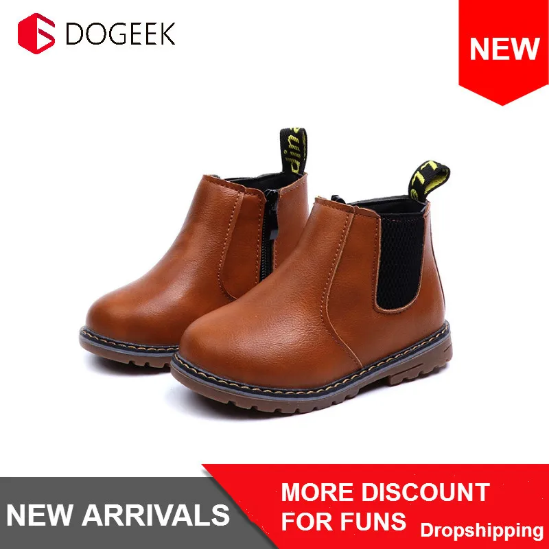 DOGEEK/Модные Ботинки martin; детские ботинки; осенние туфли-оксфорды для маленьких девочек; крутые детские ботинки; кожаные ботинки для маленьких девочек; Новинка