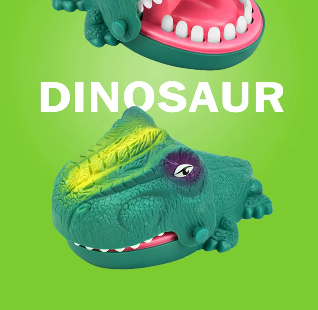 Светящийся динозавр игра Классическая пародия Кусать палец пластмассовый игрушечный динозавр Смешные Вечерние игры Детские игрушки zabawki игрушки