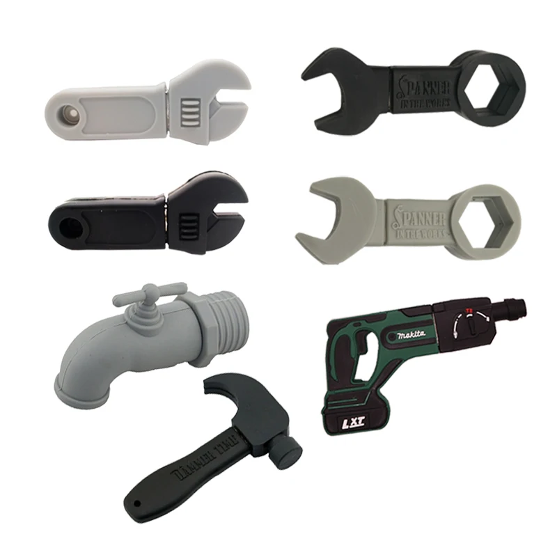 

USB flash pendrive 128gb memory stick pen drive 4GB 8GB 16GB 32GB 64GB cartoon Tool wrench usb stick creative gift flash drive c