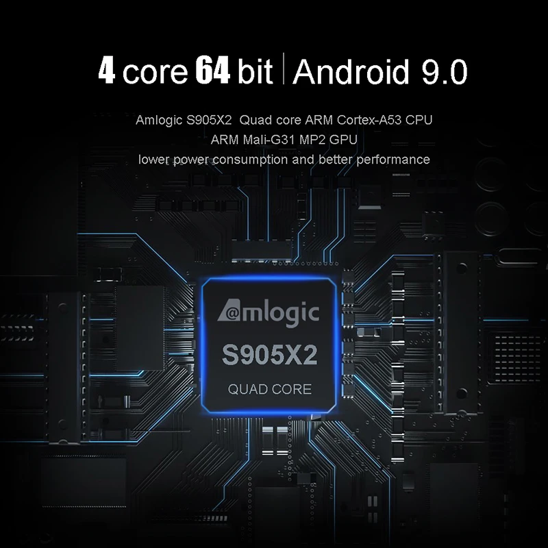 MECOOL K7 принимающее Кабельное устройство DVB-S2 DVB-T2 DVB-C Android 9,0 ТВ коробка, 4 ГБ, 64 ГБ, Amlogic Wi-Fi USB 3,0 Smart Media Player