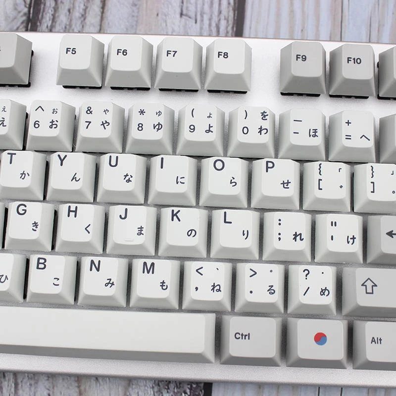  Mini Keyboard Dye Sub Keycaps Granite Color For Mechanical Keyboard Key Cherry Japanese Root Black 