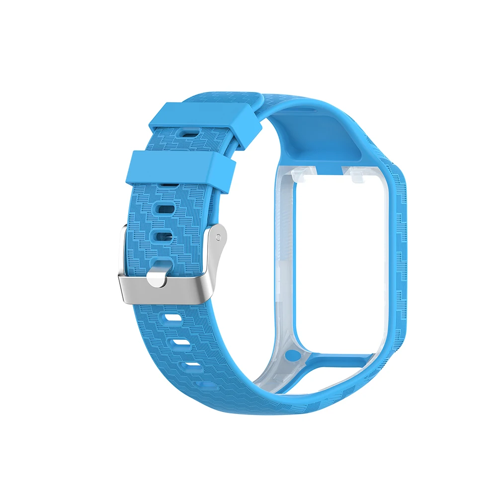 Силиконовые часы наручные ремешок браслет для TomTom Runner 2 3/Гольфист 2/Spark 3
