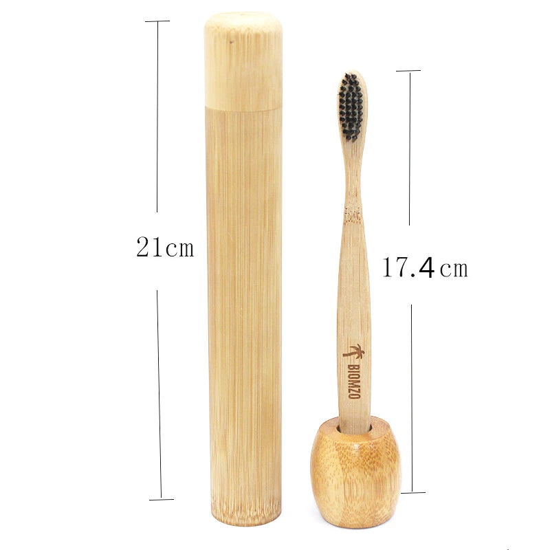 1set Natural Bamboo Toothbrush Adult Child Optional Bamboo Tooth brush Portable Travel holder set Washable BPA Free bamboo case toothbrush set,bamboo toothbrush holder,portable toothbrush