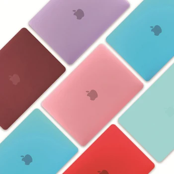 

Matte Crystal Laptop Case For Macbook Air 11 Retina 12 Pro 13 15 Bar Cover with touch ID for mac book New Air 13 2018 case A1932