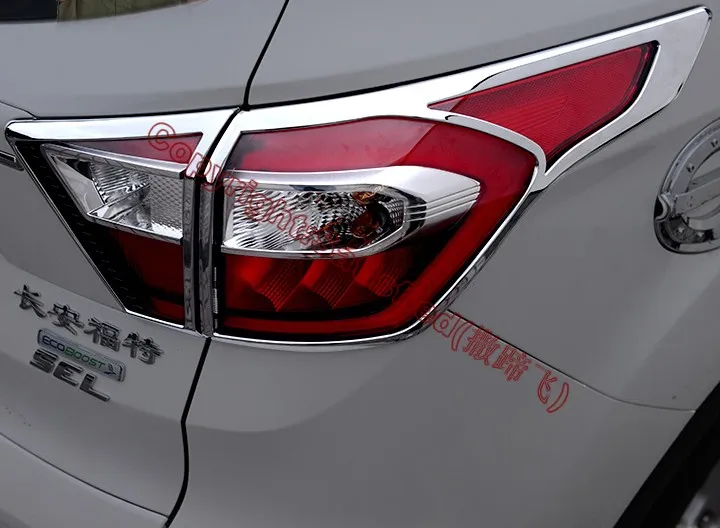 ABS хром задний светильник задняя рамка лампа крышка литья для Ford Kuga Escape