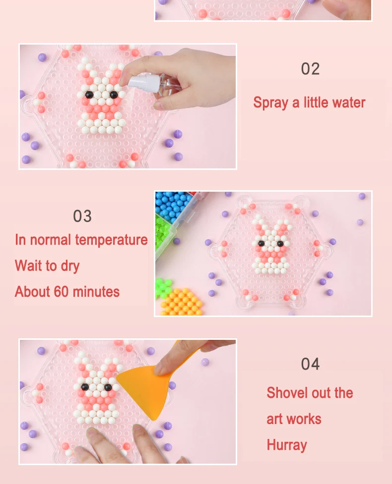 Diy водные липкие бусины, игрушки для детей, Монтессори, Обучающие волшебные игрушки-головоломки, набор бусин для детей, девочек и мальчиков, 3, 5 От 7 до 8 лет, игрушки