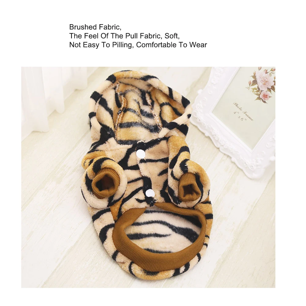 Fashion Dog Winter Coat Roupa Para Caes Clothes For Dogs Cats Dog Jackets Letters Print Tiger Costume For Small Dogs Dogs
