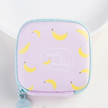 

Harajuku Kawaii women Cute mini cartoon ice cream style coin purse soft girl handbag wallet earphone holder Purse