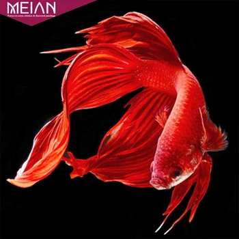 

2020 new arrival 5D DIY Diamond Painting Fish Diamond Mosaic Full Rhinestones Diamond Embroidery Cross Stitch Home Decor