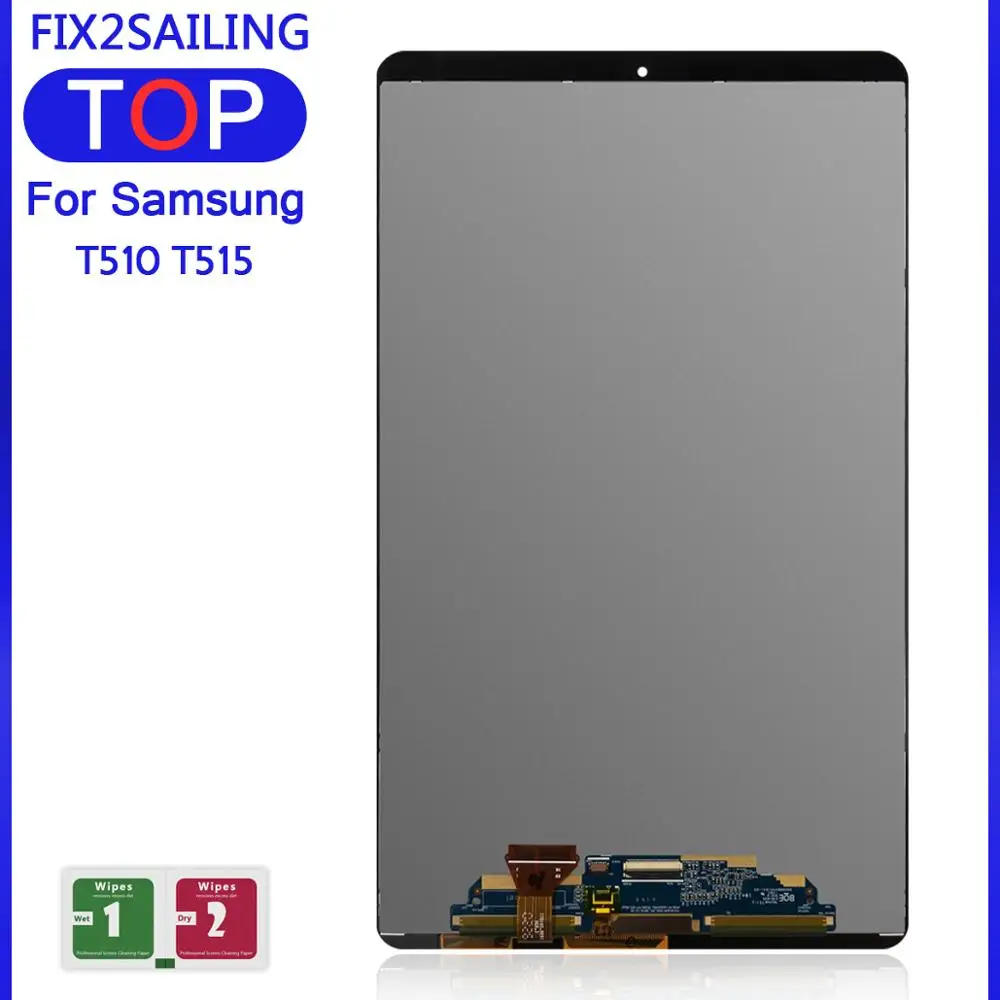 Lcds T510 для Samsung Galaxy Tab A 10,1 T510 дисплей T515 T517 сенсорный дигитайзер сенсор матрица сборка Замена SM-T510