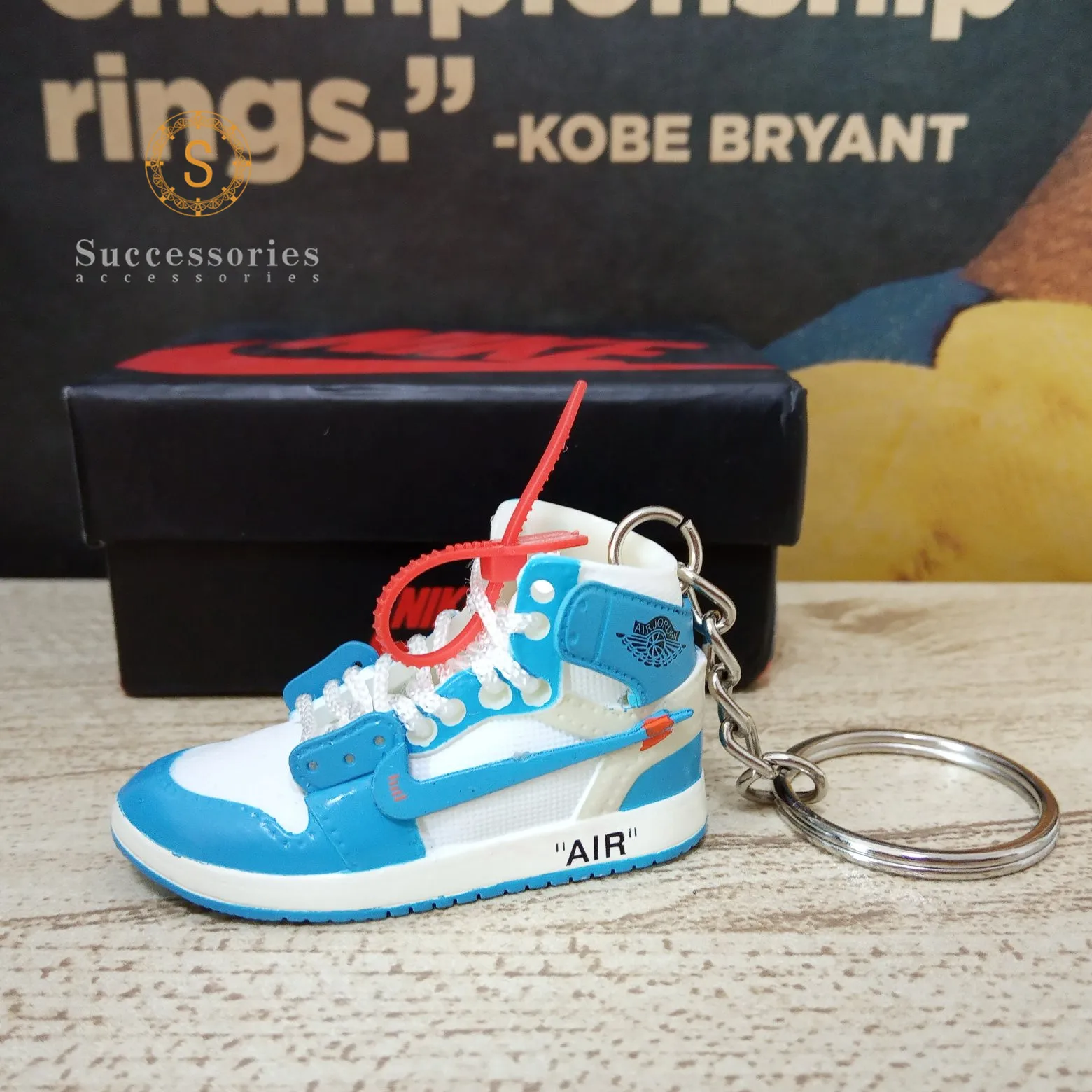 jordan off white keychain