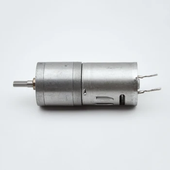 

25MM 370 Brush Motor double flat shaft Motor Geared Gearmotor High Torque DC 12V 30RPM /6v 15RPM 6v/12V/24V for Robot Toys