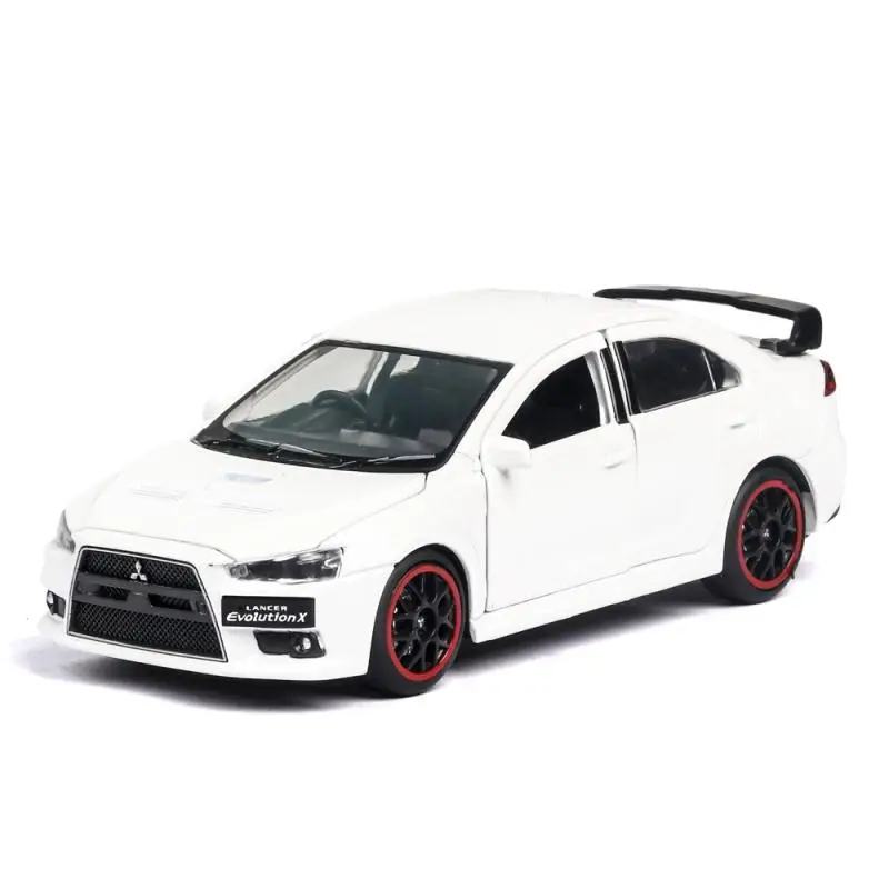 1:32 высококлассная модель спортивного автомобиля Mitsubishis EVO из сплава супер