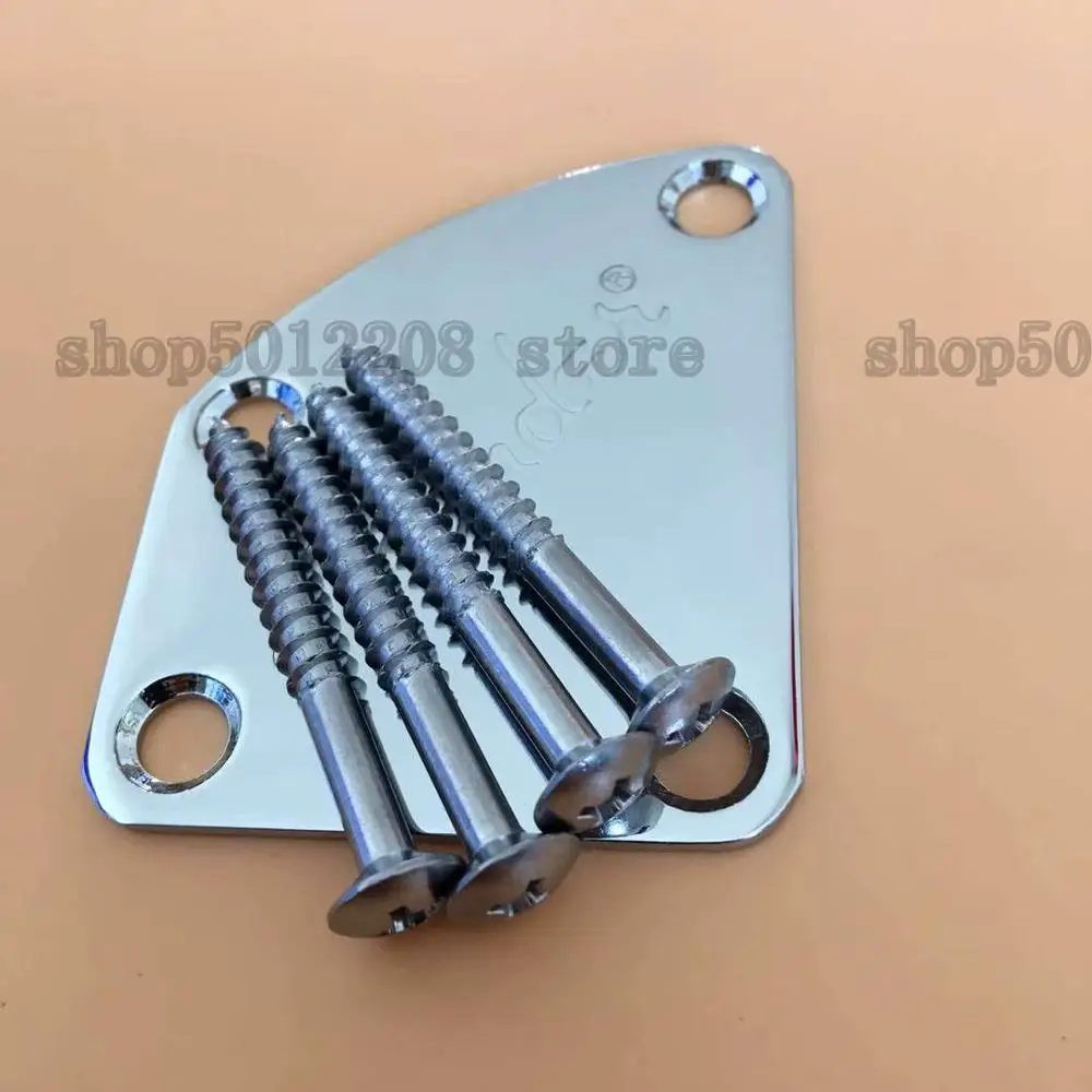 Custom Shop хром F Шейная пластина ST/TELE электрогитара - Цвет: Chrome 2