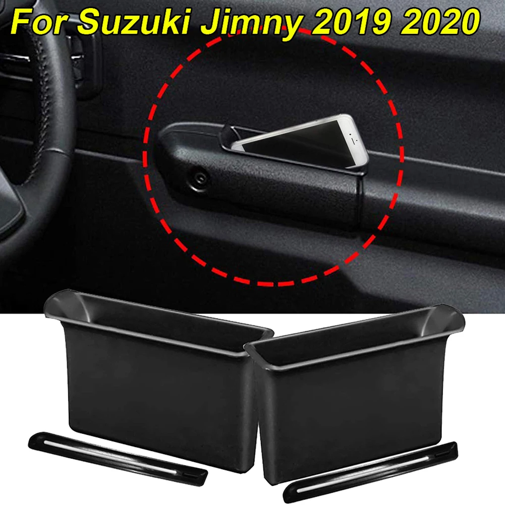 Для Suzuki Jimny 2019 2020 подлокотник контейнер дверной ящик для хранения ручка карман 2