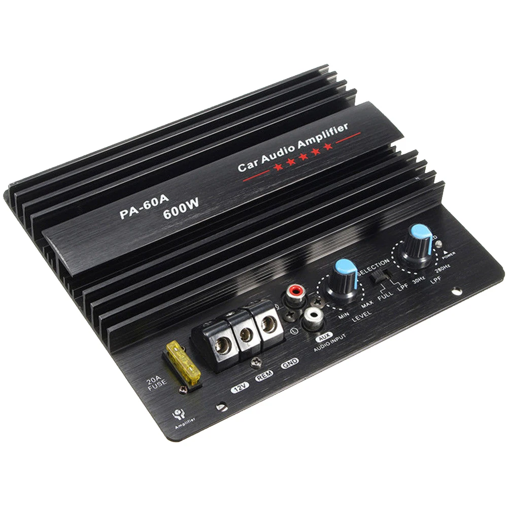 12V 600W PA-60A Auto Audio Verstärker Bord Lautsprecher Subwoofer Bord Bass Modul High Power Mono Kanal Verlustfreie Zubehör PA 12V 600W PA-60A Auto Audio Verstärker Bord Lautsprecher Subwoofer Bord Bass Modul High Power Mono Kanal Verlustfreie Zubehör PA