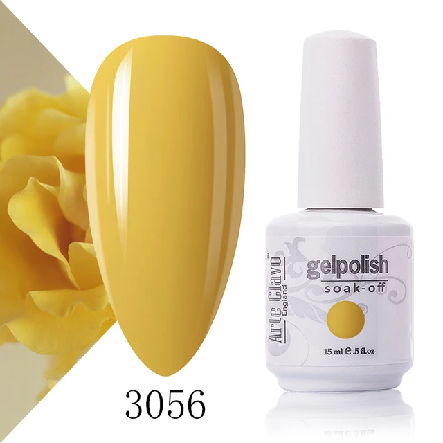 Arte Clavo 131 Colors Gel Polish Nail Gel Varnish Paint Semi Permanent Nails Art Gel Nail Polish For Manicure Top Coat Base Coat 3056