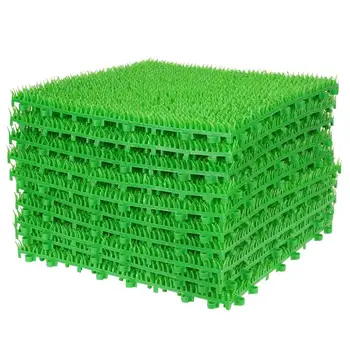

Artificial Grass Carpet Mat Anti-slip PE Green Turf Grass Mat Landscape Pad For Balcony Lawn Outdoor Garden Floor Decor