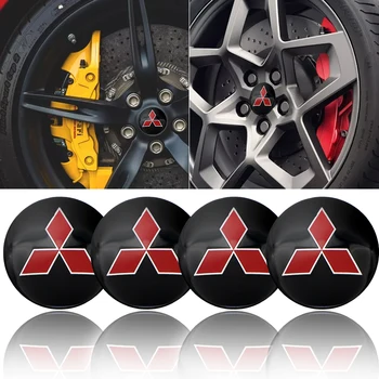 

4pcs 56mm Car Wheel Center Hub Caps Decorative Sticker For Mitsubishis ASX Lancer Pajero Outlander L200 EVO Lancer EX Pajero