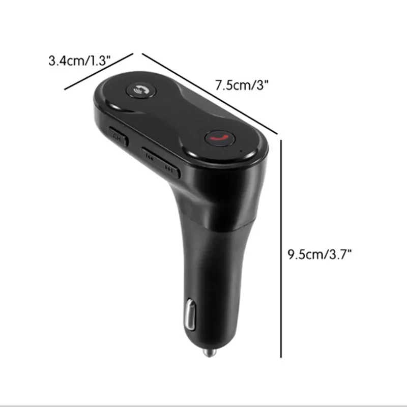 Hands Free беспроводной Bluetooth fm-передатчик+ AUX модулятор Автомобильный комплект MP3-плеер TF SD USB lcd автомобильные аксессуары