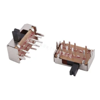 

SK23D07 2P3T DP3T 8pin PCB 3 Position SK23D07VG SK23D07VG2~7 Toggle Switch Miniature Horizontal slide Side Knob Handle height