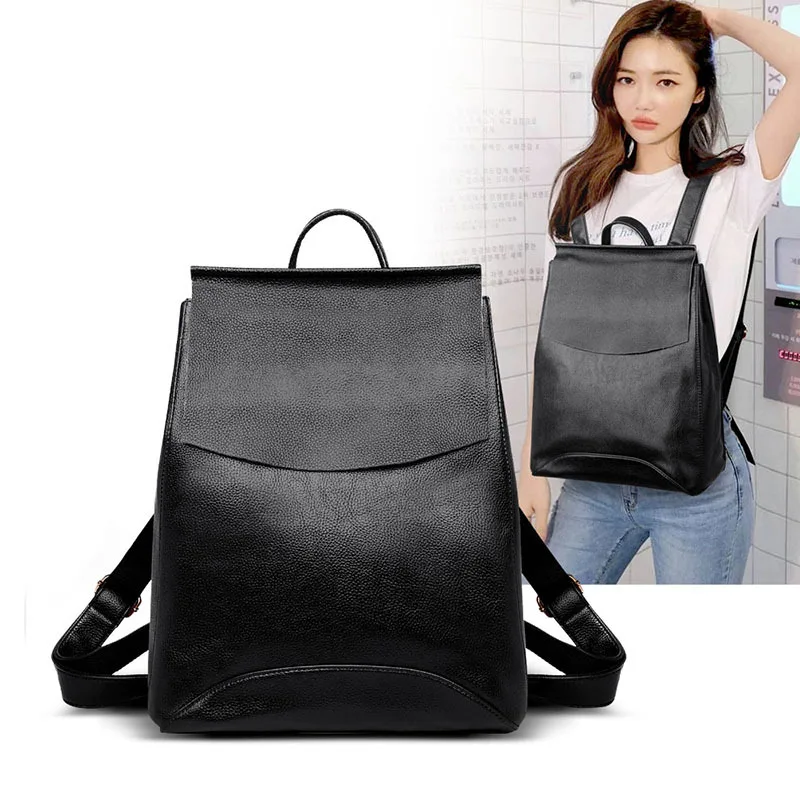 

New Style WOMEN'S Bag Fashion WOMEN'S Leather Bags Students Backpack WOMEN'S Bag