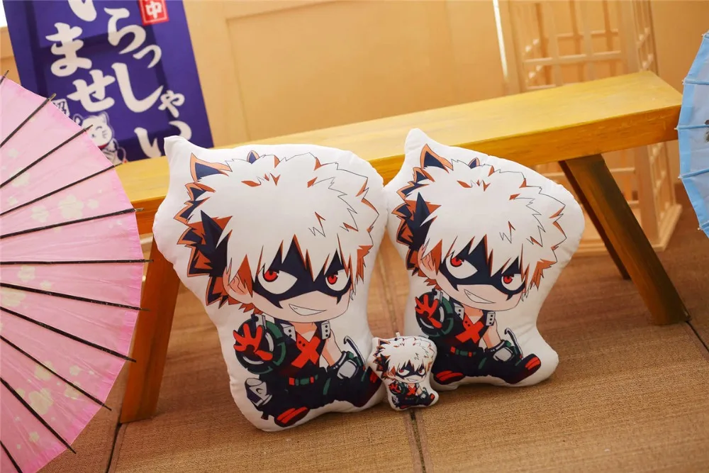 40 см аниме My Boku No Hero Academy Yoh Asakura Katsuki Bakugo Shoto Toooroki Косплей-Одежда плюшевая кукла подушка набивные игрушки подарок