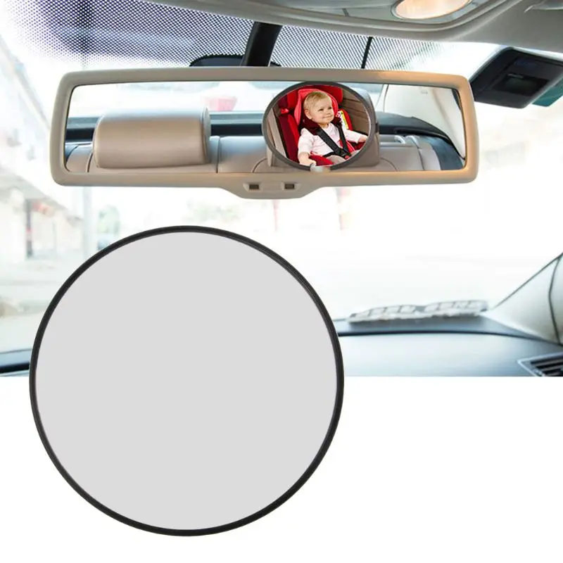 

New Car Baby Mirror Car View Back Seat WindshieldAdjustable Facing Rear Ward Infant Care Kids Safety Monitor Round qyh
