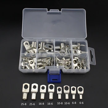 

Bolt Hole Tinned Copper Cable lugs Battery Terminals set Wire terminals connector