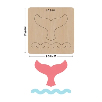 

Animal knife mold wood die cutting die decoration, model L0288, suitable for common die cutting machines on the market