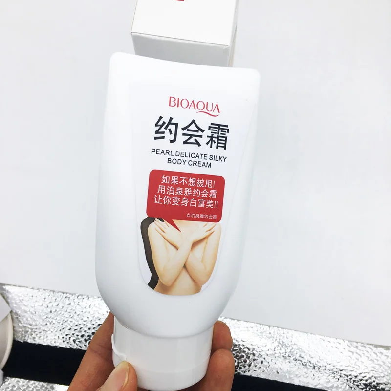 BIOQUA Snow White Body Cream 180ml Face care whitening Body Lotion Makeup Retail Personal Skin Care Moisturizing For Women