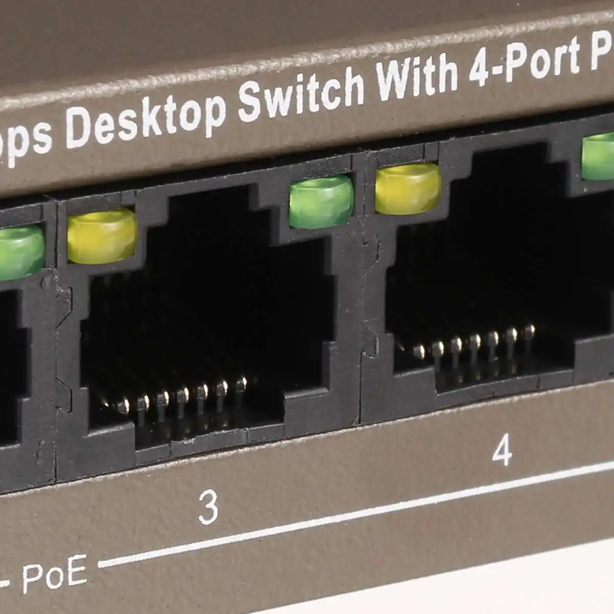 Новые 5 шт/упаковка-Порты и разъёмы 10/100 Мбит сетевой коммутатор gigabit Ethernet 250 м дальнее расстояние стабильный PoE Питание Plug and Play прочная и надежная