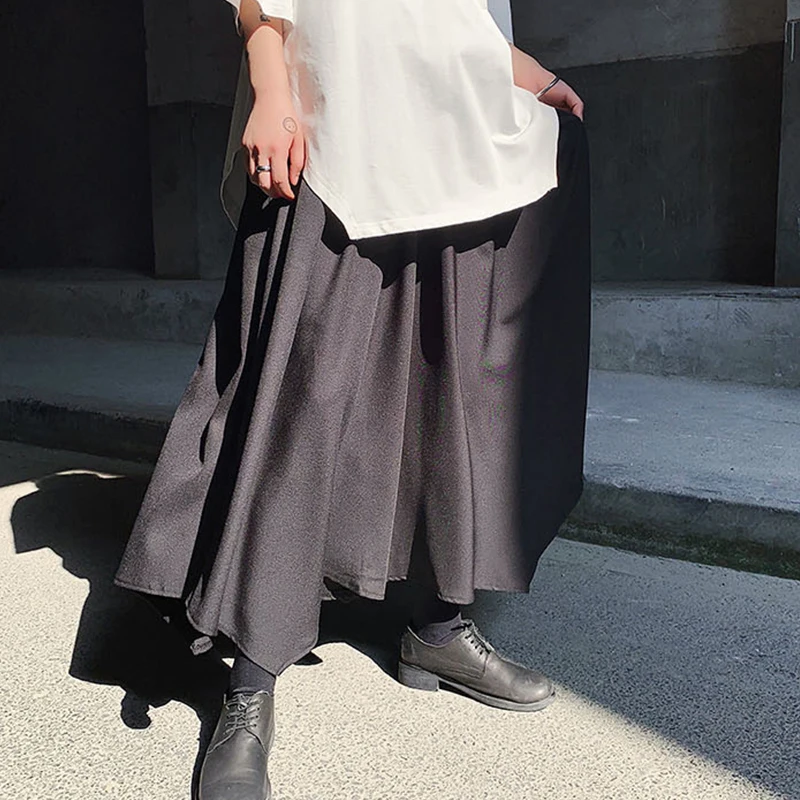 Men's Wide-Leg Pants Spring And Autumn New Neutral Minimalist Male Slave With The Same Fashion Super Loose Large Size Pants