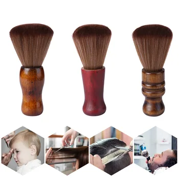 

Neck Brush Fiber Hairdressing Barber Cleaning Hairbrush Salon Hair Sweep Brush for Hair Decorative Caring Accessories