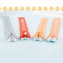 Симпатичная мультяшная Собака Кошка Хомяк лиса попка закладки Новинка книга чтение пункт креативный подарок для детей Детские канцелярские принадлежности