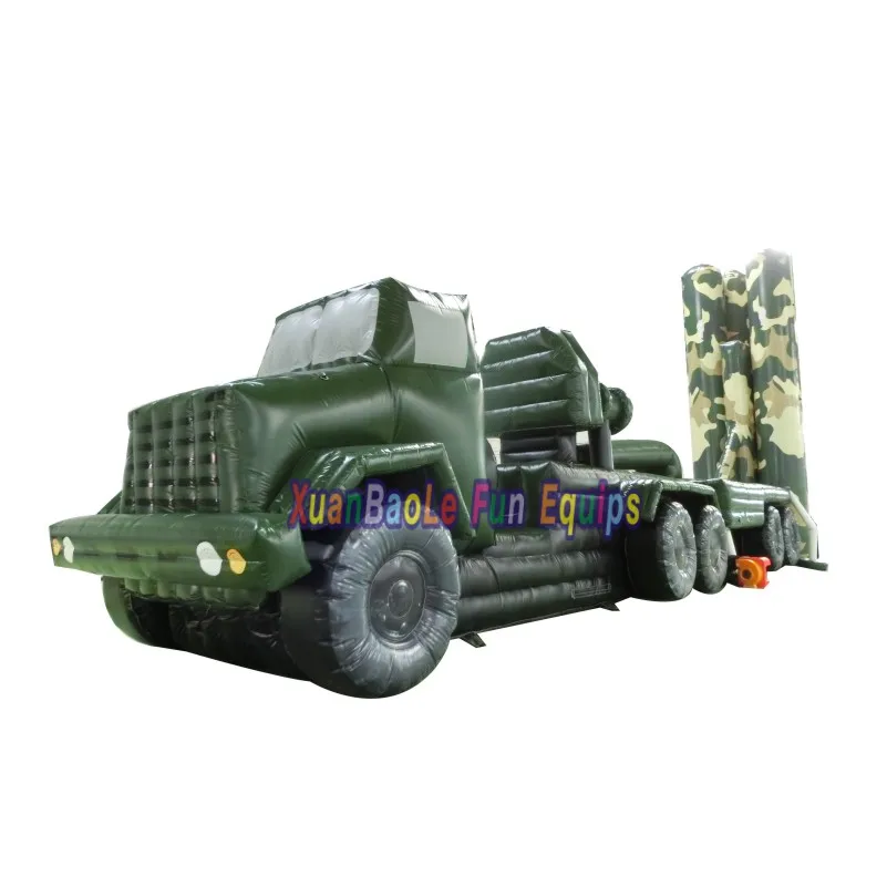 Tanque exército inflável, tanques de ar publicitários, tanques de