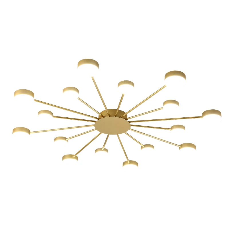

Large Ceiling Lamp in living room LED nordic gold ceilinig lights kitchen fixutre bedroom mounted lights black ceiling luminaire