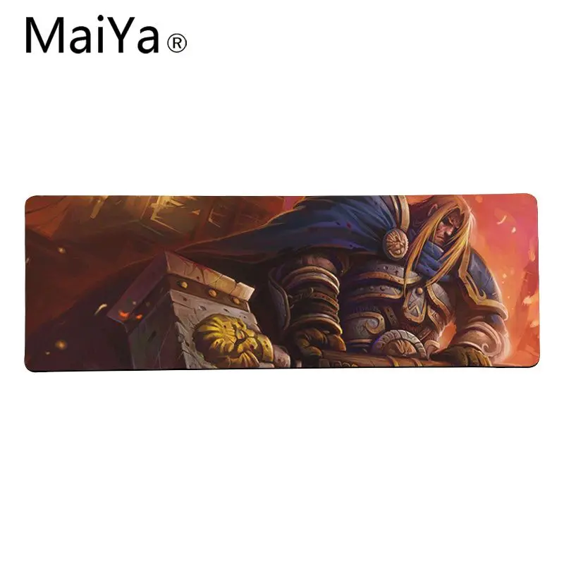 Maiya высокое качество World of Warcraft WOW резиновый ПК компьютерный игровой коврик для мыши большой коврик для мыши клавиатуры коврик - Цвет: Lock Edge 40X90cm