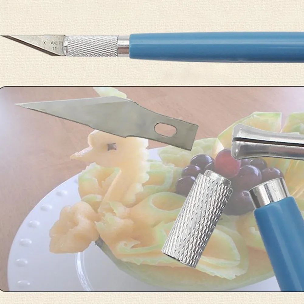 Stainless Steel Carving Knife Cake Chocolate Molding Tool Fondant Carving Plastic Knife Cake Carving Knife