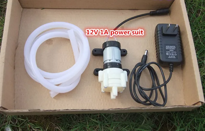 Хорошо! 385 DC водяная помпа 6V 12V 6W для ноутбука охлаждающий бак насос устройство для приготовления чая водяной насос