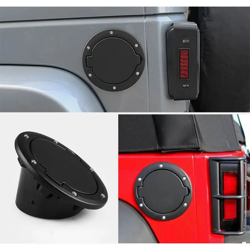 Крышки топливного бака автомобиля для Jeep Wrangler внешний топливный автомобиль топливная Дверь Крышка топливного бака автозапчасти