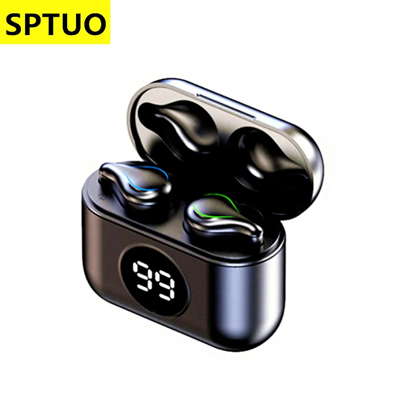 

TWS V5.0 Bluetooth Earphones apt-X Wireless In-Ear Sports headset 9D Stereo Earbuds in Ear Dual Microphones CVC8.0 Headsets